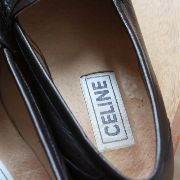 [Sold] Vintage 1970’s Celine Mahogany Leather Loafers - Picture 7 of 8